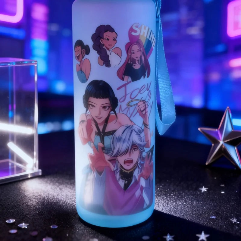 Kawaii Cartoon Water Bottle Large Capacity Sports Bottle for Kids Girls - A064