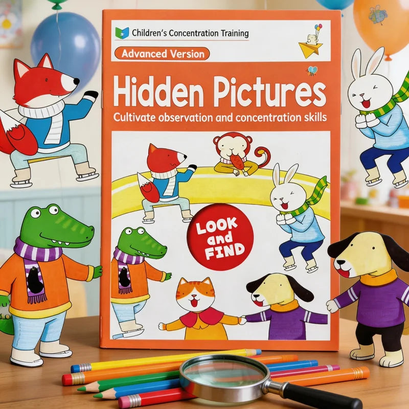 Interactive Activity Book – Find the Same Item Game for Kids A075