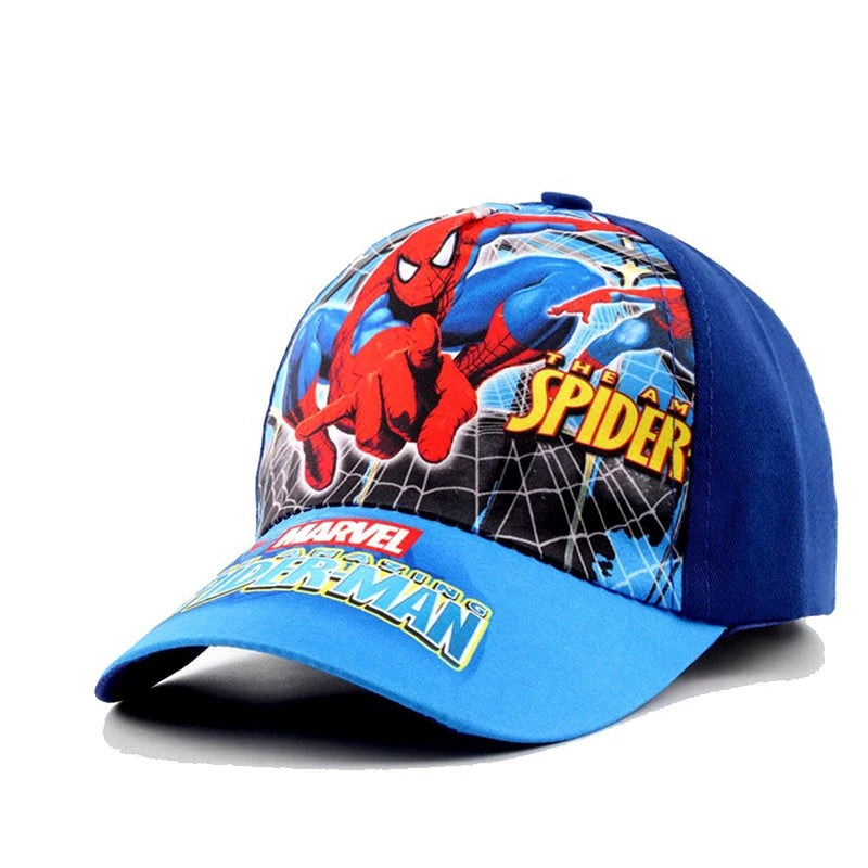 1 Pc Spider-Man Cartoon Baseball Cap – Kids Superhero Hat Toy A076