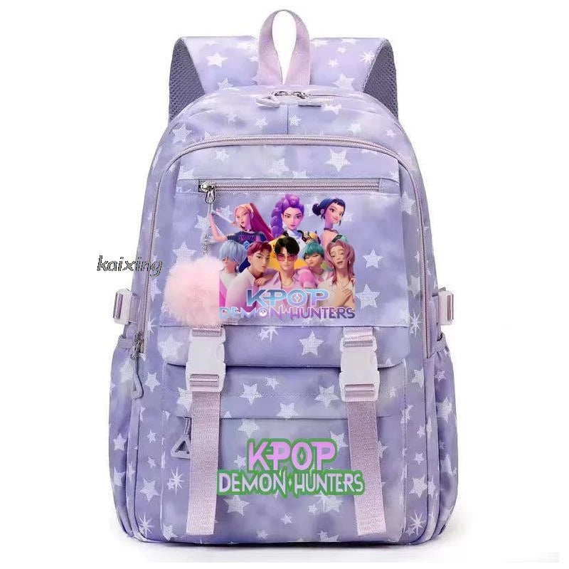 Cartoon School Backpack Multi Pocket Laptop Travel Bag Kids Students - A069