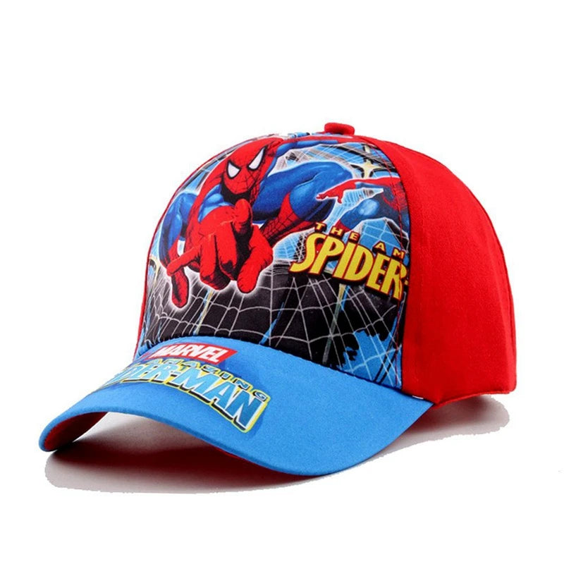 1 Pc Spider-Man Cartoon Baseball Cap – Kids Superhero Hat Toy A076