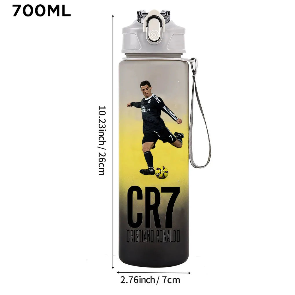 Cristiano Ronaldo Sports Water Bottle – Leakproof Gym Travel Bottle A050