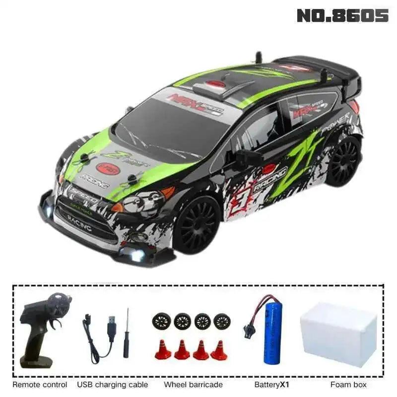 1:24 RC Drift Mustang 4WD Remote Control Racing Car Toy for Kids Gift - A032