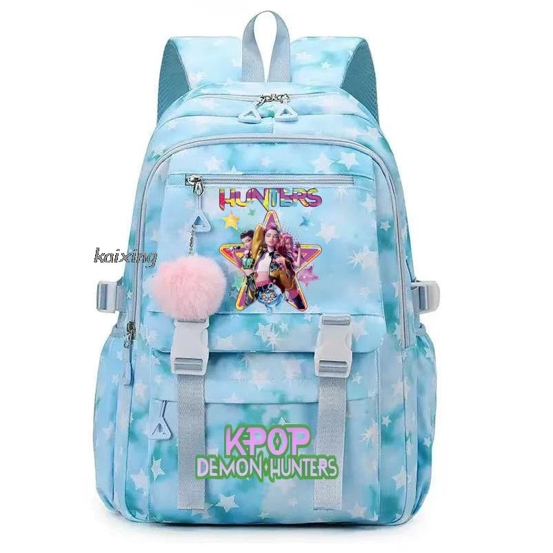 Cartoon School Backpack Multi Pocket Laptop Travel Bag Kids Students - A069